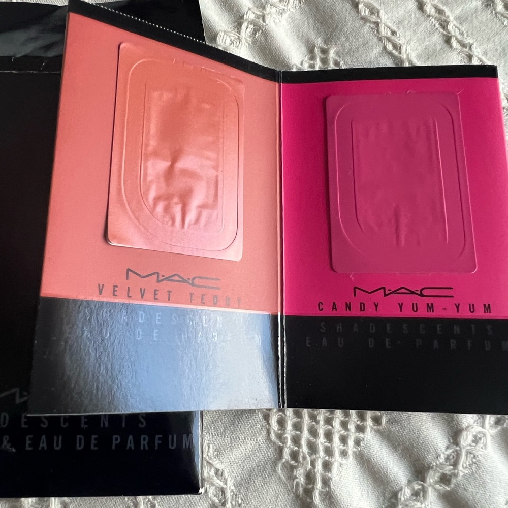 Mac cosmetics Shadescents and lipstick